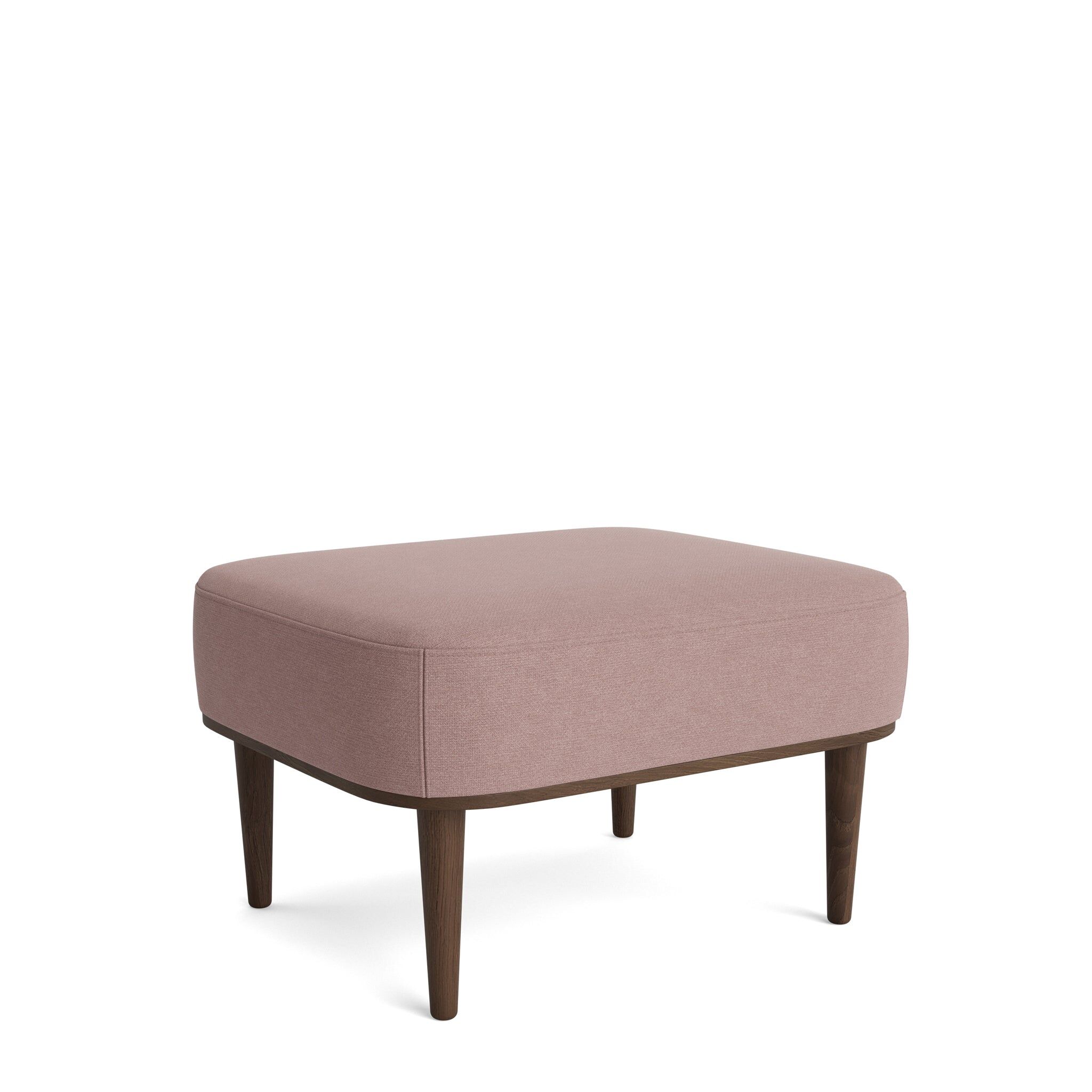 Serena Puff Mørk Eik/Dusty Rose