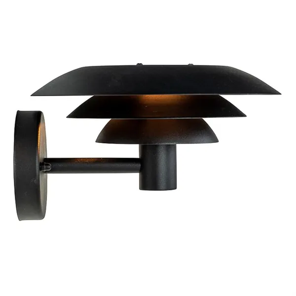 DL25 Outdoor Wall Lamp Black