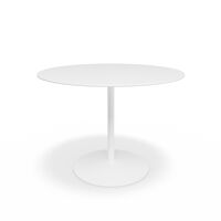 Panton Café & Dining Table Ø100 38L-Snow Laminate