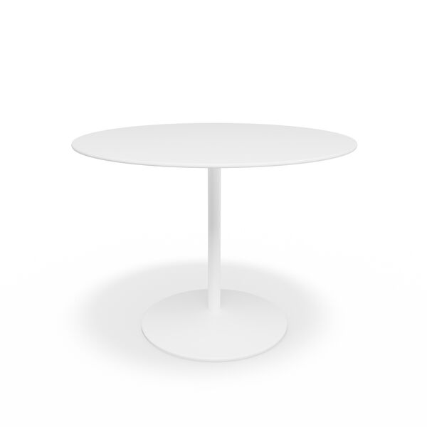 Panton Café & Dining Table Ø100 38L-Snow Laminate