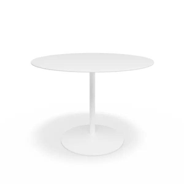 Panton Café & Dining Table Ø100 38L-Snow Laminate