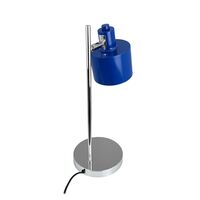 Ocean Table Lamp Blue/Chrome