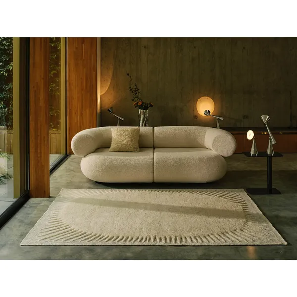 Edgy Rug 170x240 Weiß