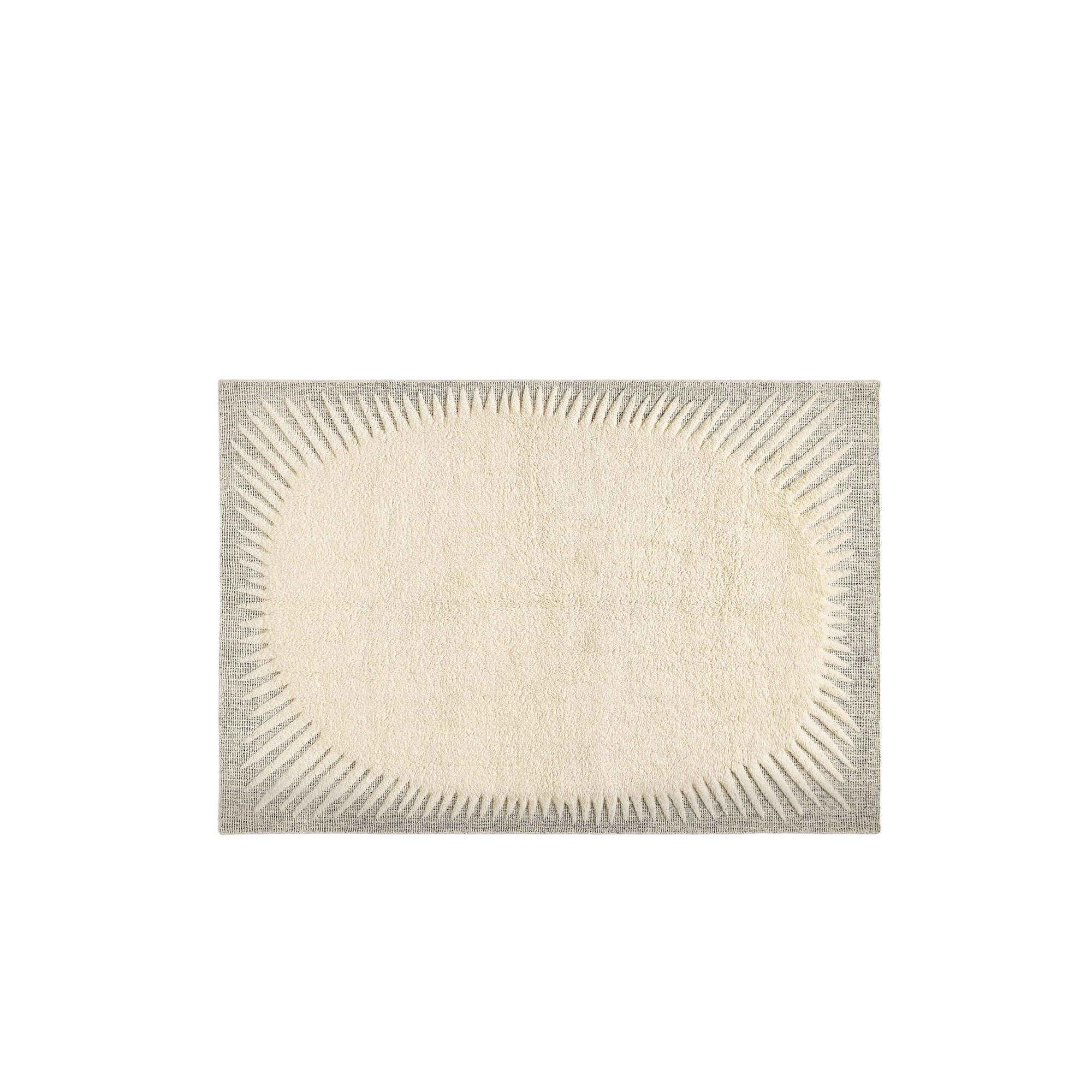 Edgy Rug 170x240 Hvit