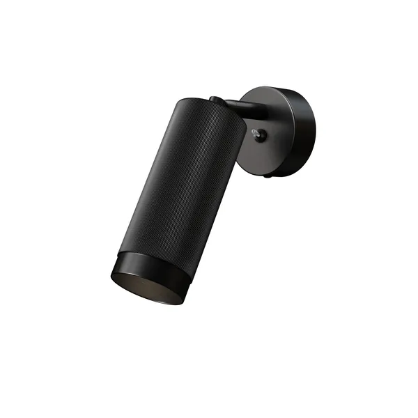 Holster væglampe med kontakt antracit