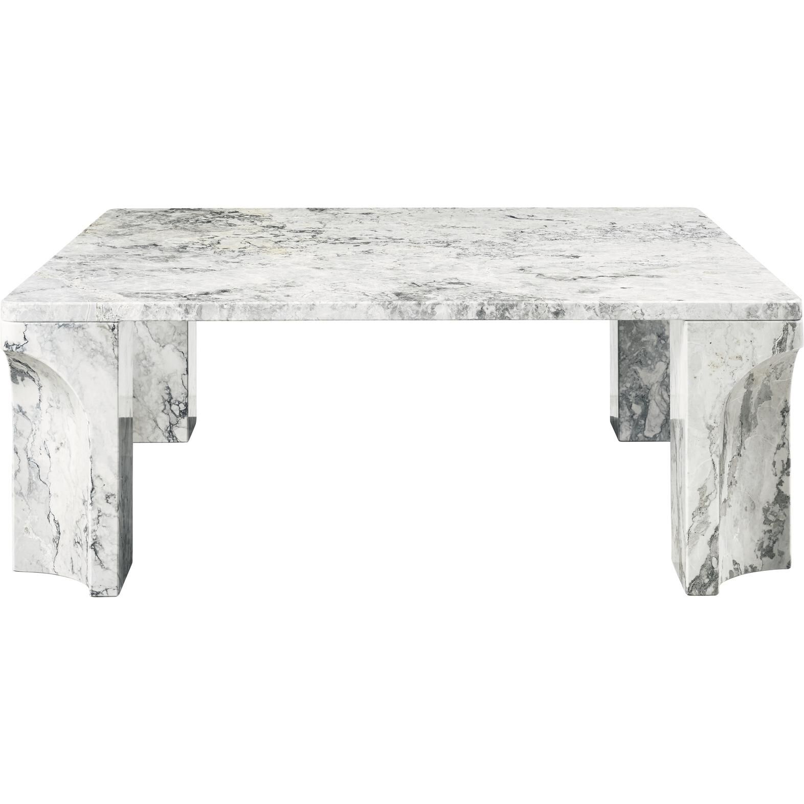 Doric Table basse 80x80 cm Gris tempête
