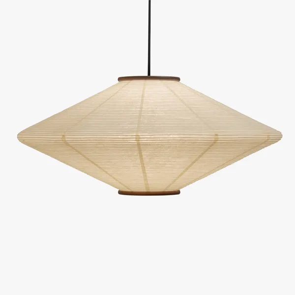 Mori Diamond pendel Ø52 valnød/off-white