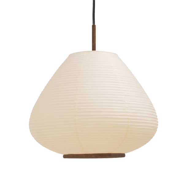 Mori Mushroom pendel Ø35 valnød/off-white