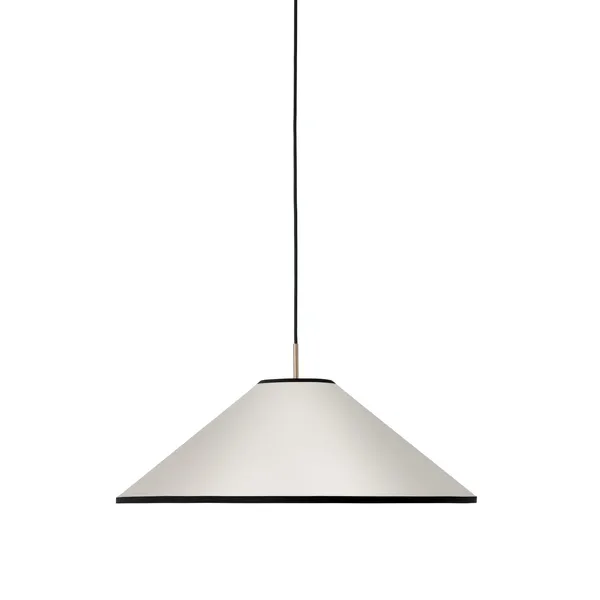 Tafta Cone Pendel Ø65 Sort/Off-white