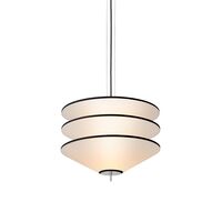 Tafta Layer Pendant Ø52 Black/Off-white