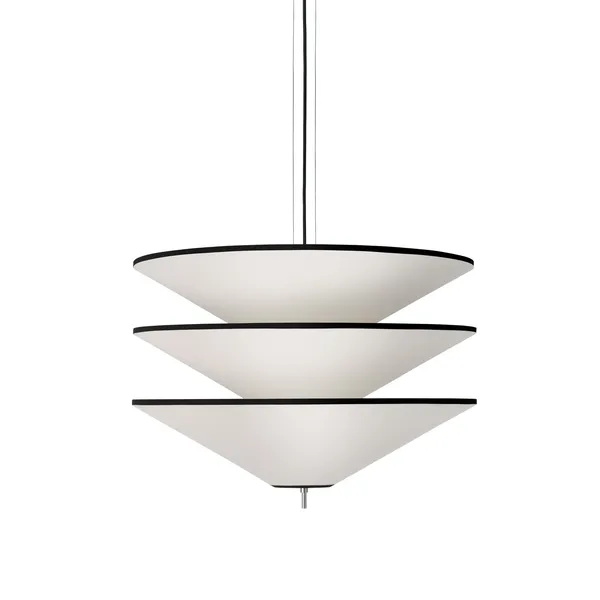 Tafta Layer Pendant Ø65 Black/Off-white