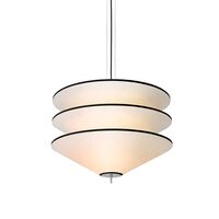 Tafta Layer Pendant Ø65 Black/Off-white