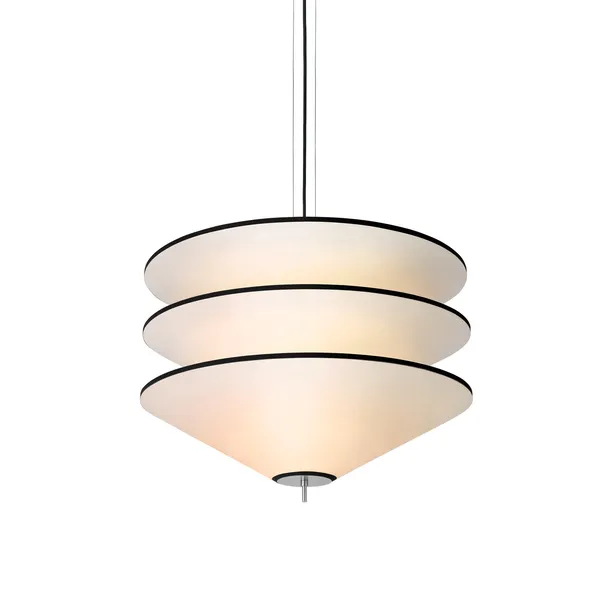 Tafta Layer Pendant Ø65 Black/Off-white