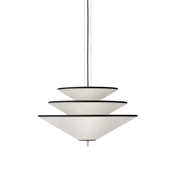 Tafta Layer Mix Pendant Ø65 Black/Off-white