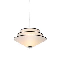 Tafta Layer Mix Pendant Ø65 Black/Off-white