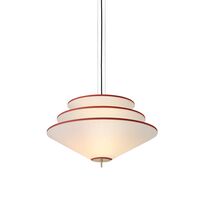 Tafta Layer Mix Pendant Ø65 Red/Off-white