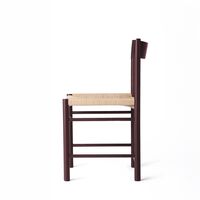 F-Chair Dining Chair Burgundy Lacquer/Paper Cord
