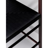 F-Chair Dining Chair Burgundy Lacquer/Black
