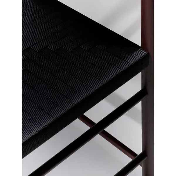 F-Chair Dining Chair Burgundy Lacquer/Black