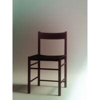 F-Chair Dining Chair Burgundy Lacquer/Black