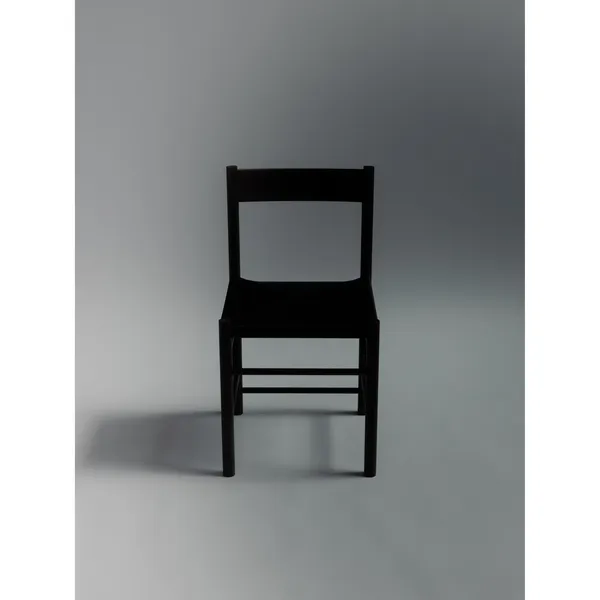 F-Chair Dining Chair Burgundy Lacquer/Black