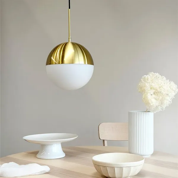 Nova D25 Pendant Opal/Brass