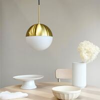 Nova D25 Pendant Opal/Brass
