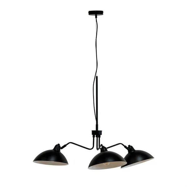 Futura Lampada a sospensione a 3 bracci nera