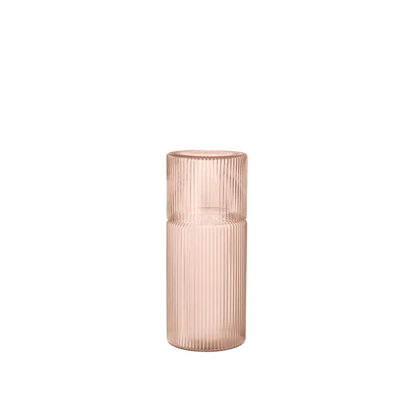 Ripple Small Carafe Set Blush