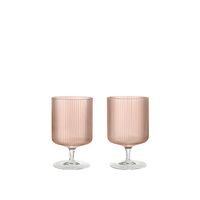 Ripple Wijnglazenset van 2 Blush