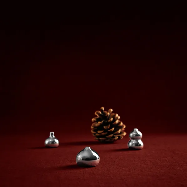Komo Mini Vase Set de 3 Argent