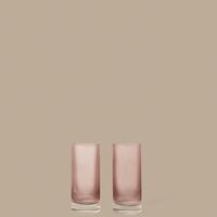 Ripple Highball Glass Set of 2 Blush