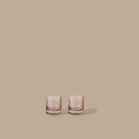 Ripple Tumbler Glass Set of 2 Blush