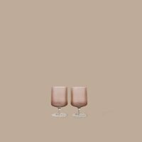 Ripple Wijnglazenset van 2 Blush