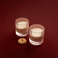 Ripple Tumbler Glass Set of 2 Blush