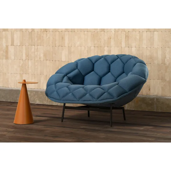 Fez Bijzettafel Rond Warm Amber