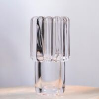 Press Vase Medium Clear