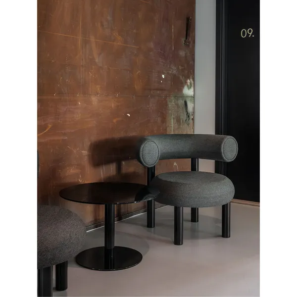 Flash Side Table Rund Sort