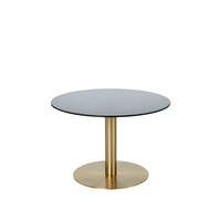 Flash Side Table Round Brass