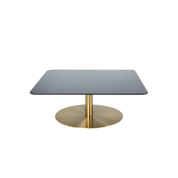 Flash Side Table Square Brass