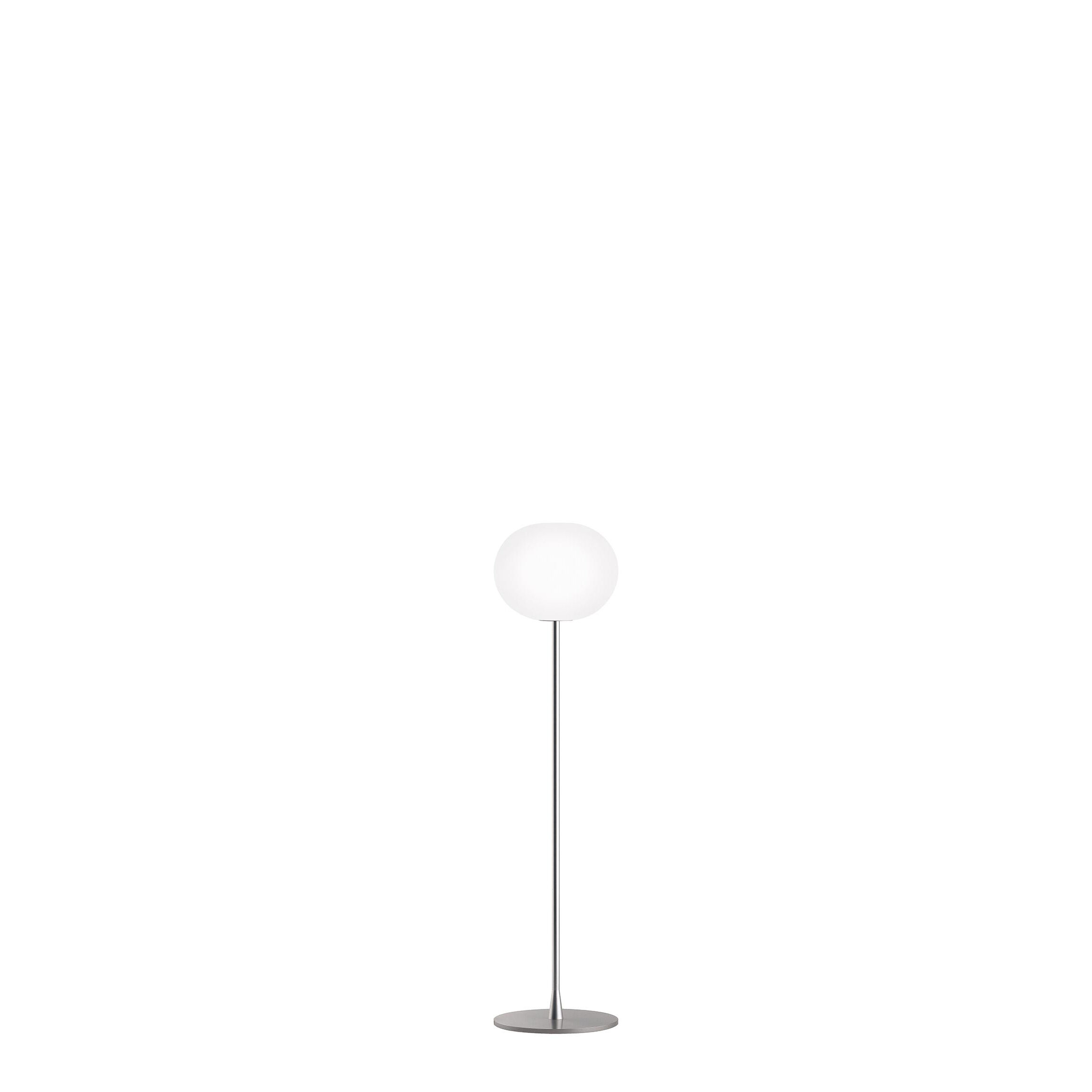 Glo-Ball F1 Golvlampa Silver