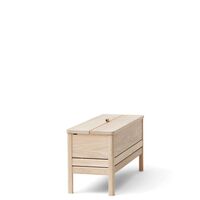 A Line Storage Bench 90 White Oak