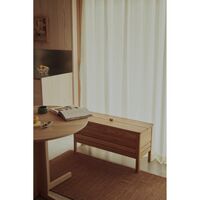 A Line Storage Bench 90 Oak