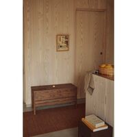 A Line Storage Bench 90 Smoked Oak