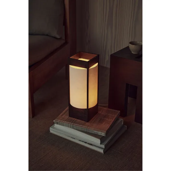 Andon Bordlampe Mørk Brun Ask
