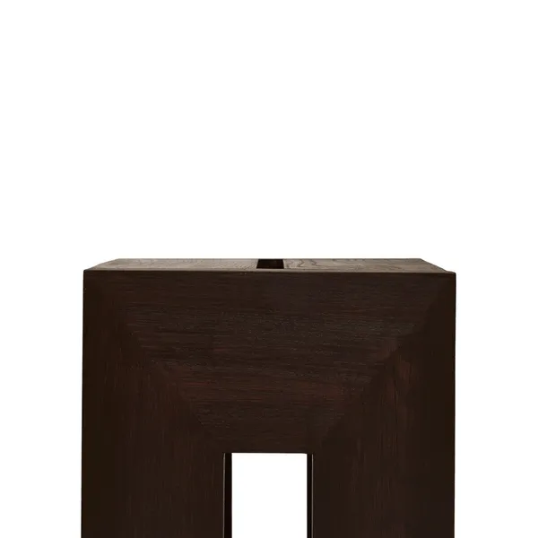 Monolith Beistelltisch Dunkel Braun Esche