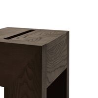Monolith Beistelltisch Dunkel Braun Esche
