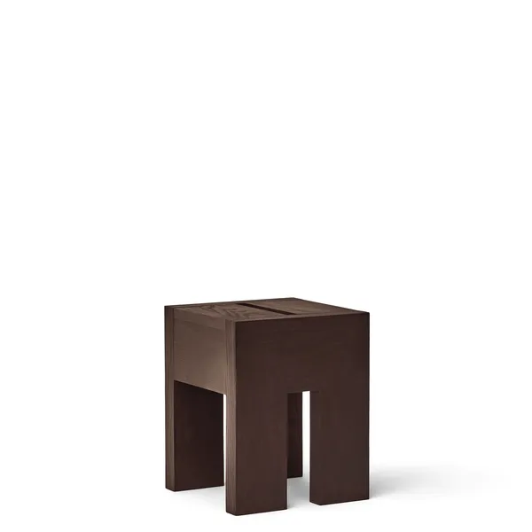 Monolith Beistelltisch Dunkel Braun Esche