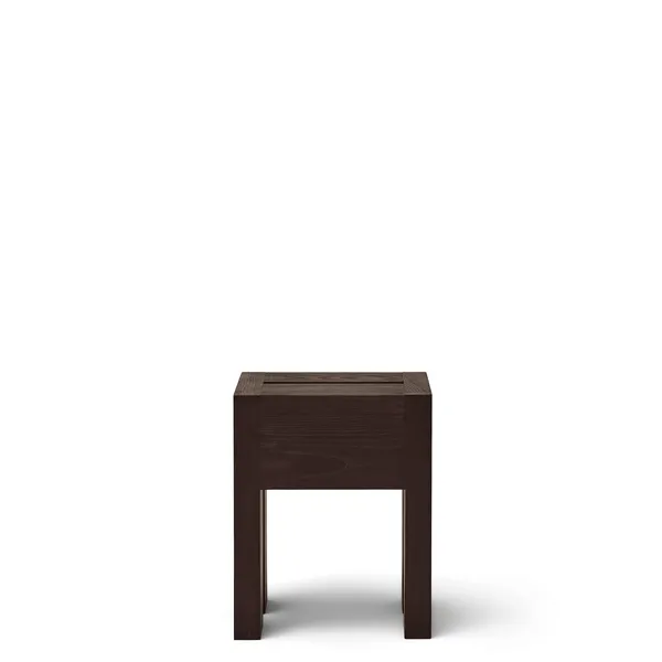 Monolith Beistelltisch Dunkel Braun Esche