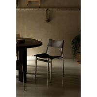 Union Eetkamerstoel Aluminum/Taupe Mesh